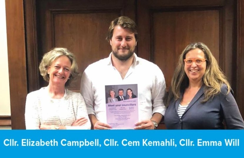 Image of three Royal Hospital Ward councillors