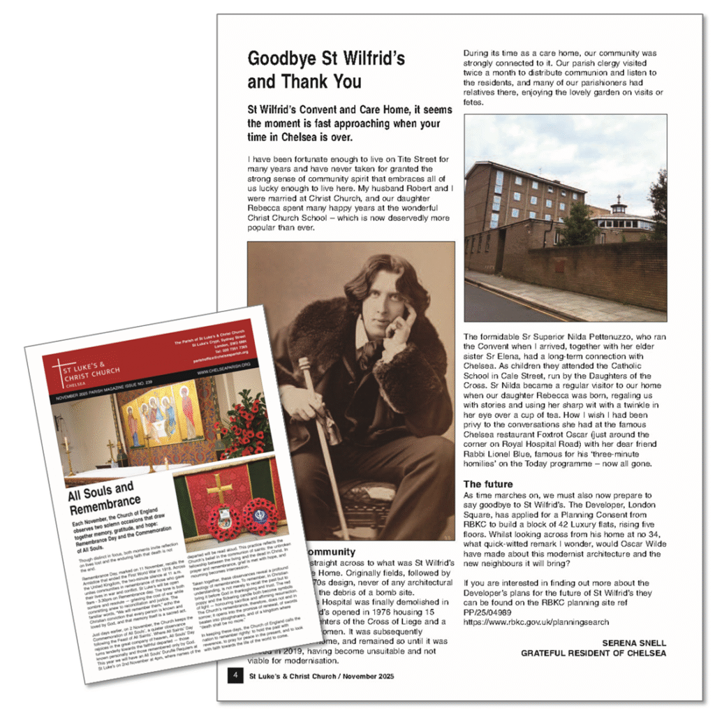 Screenshot of the November edition of St Luke's and Christ Church Parish Magazine