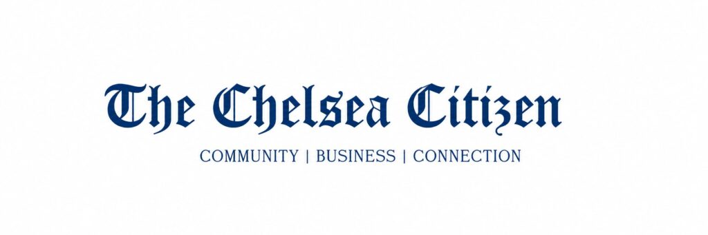 Graphic showing the masthead of the Chelsea Citizen, an online hyper-local newspaper